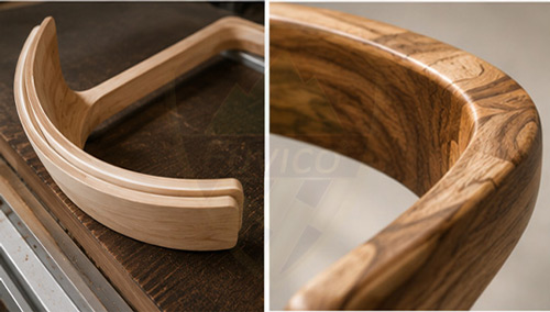 Gia công tay vịn ghế