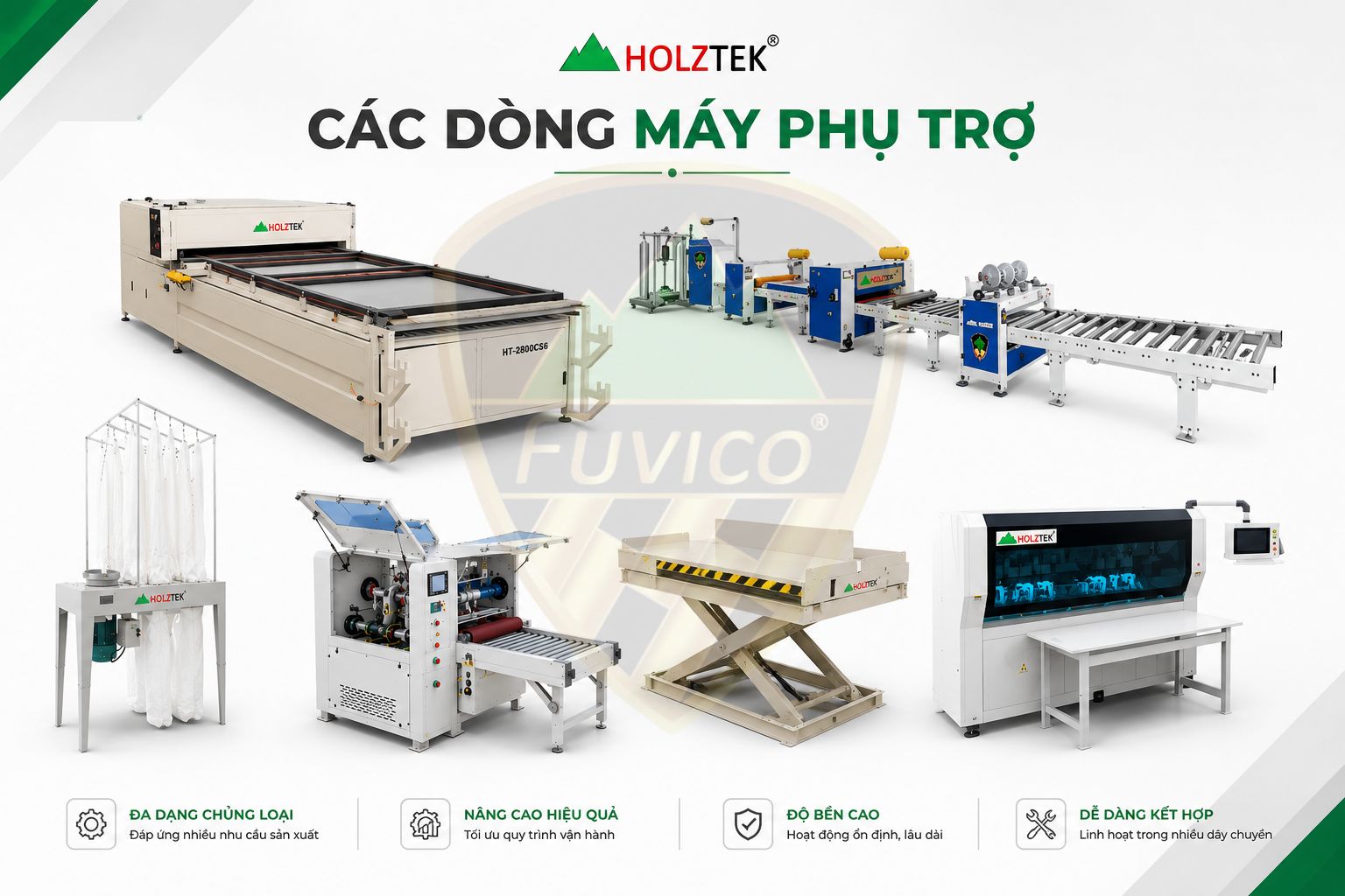 Danh mục thiết bị phụ trợ Holztek