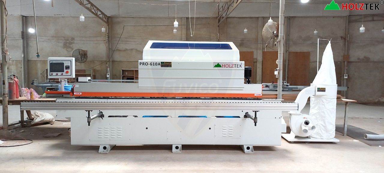 Máy dán cạnh tự động pro-610a Holztek phù hợp cho nhiều quy mô sản xuất.
