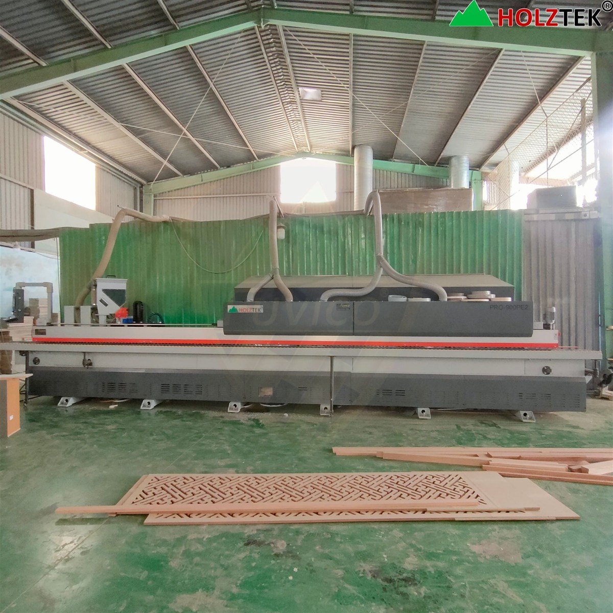  Máy dán cạnh pro-900pe tự động dùng keo PUR Holztek