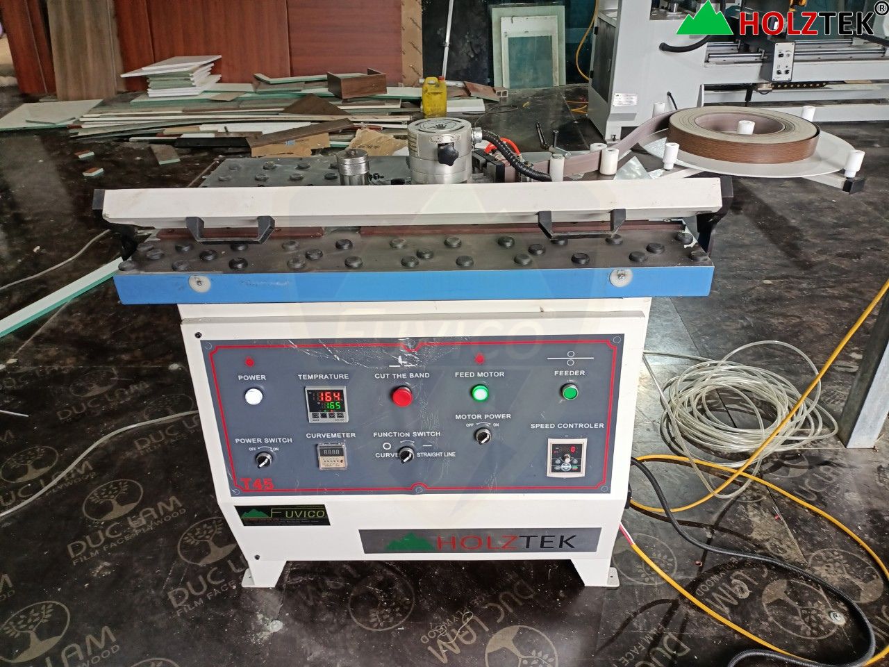 Máy dán cạnh nghiêng đẩy tay Holztek T-45