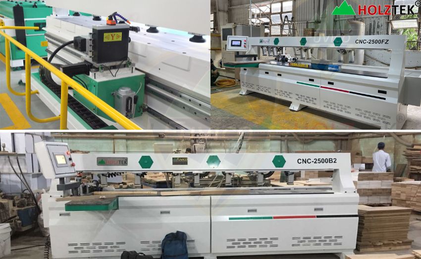 Các dòng máy khoan ngang CNC Holztek