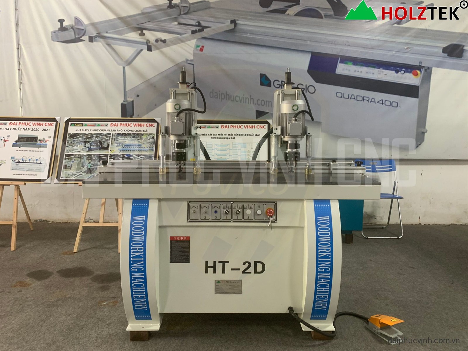 Máy khoan bản lề Holztek HT-2D