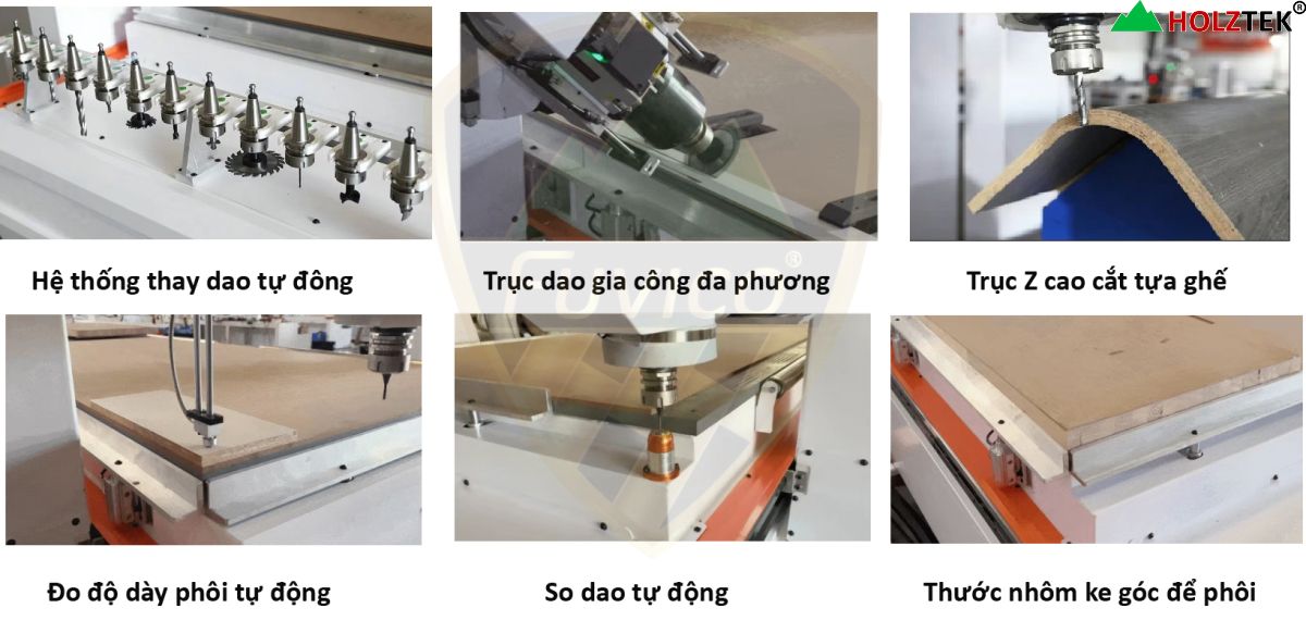 máy CNC 3D 5 trục Holztek