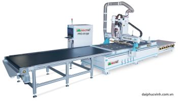 MÁY PHAY CNC NESTING 1 ĐẦU THAY DAO TỰ ĐỘNG FULL LINE PRO-R1BF