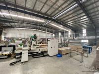 MÁY CNC NESTING 1 ĐẦU THAY DAO TỰ ĐỘNG + CỤM KHOAN (Nạp phôi tự động) 2999