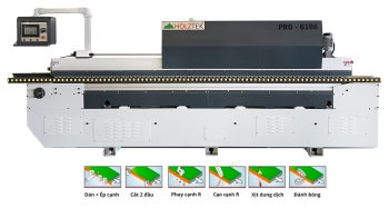 Máy dán cạnh tự động 6 chức năng Pro-610A