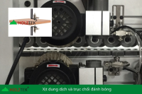 MÁY DÁN CẠNH TỰ ĐỘNG 7 CHỨC NĂNG Gọt cạnh - Bo góc - Đánh bóng 2730