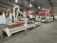 MÁY PHAY CNC NESTING 1 ĐẦU THAY DAO TỰ ĐỘNG (Tải nặng full line) 8740