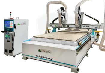 MÁY PHAY CNC TRUNG TÂM 2 ĐẦU BÀN LỚN