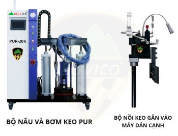 Full bộ nồi keo PUR 20Kg cho máy dán cạnh