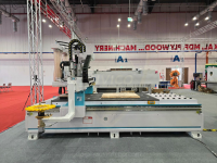 MÁY PHAY KHOAN CNC TRUNG TÂM FULL OPTION ( Router - khoan 5 mặt - cưa xoay) 8750