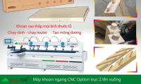 Máy khoan cam cnc 2 đầu trục Z lên xuống khoan, lắc nhiều kiểu 5134
