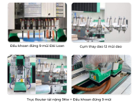 MÁY CNC NESTING CẮT VÁN CÔNG NGHIỆP HOLZTEK 5410