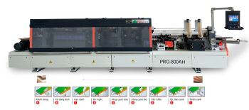 MÁY DÁN CẠNH TỰ ĐỘNG 9 CHỨC NĂNG PRO-800AH ( GỌT CẠNH - BO GÓC - ĐÁNH BÓNG )