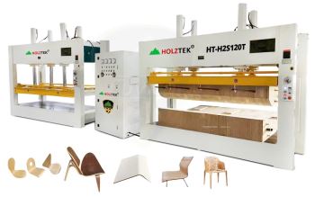 COMBO BỘ MÁY ÉP CONG CAO TẦN BÀN LỚN 1300X2500MM HT48X120T & HT-30HG-2P