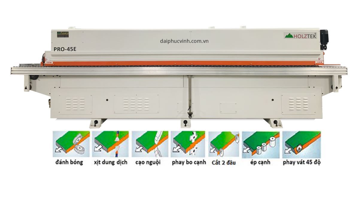 MÁY DÁN CẠNH VÁT NGHIÊNG 45 ĐỘ - PRO-45E