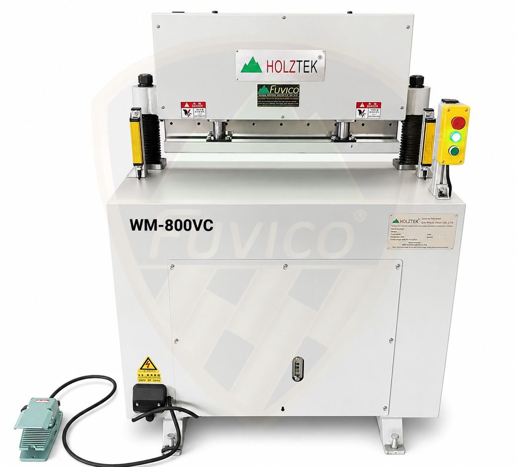 MÁY CẮT XÉN NGANG VENEER 800MM HT-800VC