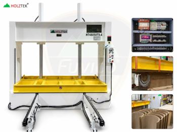 MÁY ÉP NGUỘI THỦY LỰC 50T BĂNG TẢI TỰ ĐỘNG HT48x50TS-A